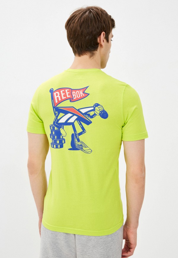 

Футболка Reebok, Зеленый, SEASONAL GRAPHIC TEE