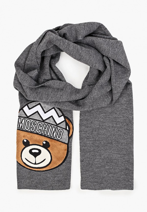 Шарф Moschino серый 30524M1653 RTLAAU019401