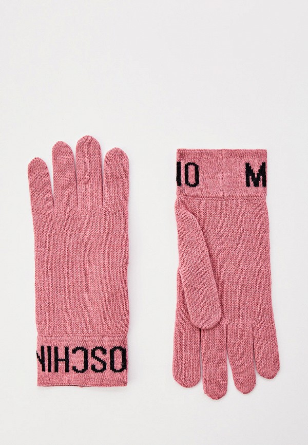 

Перчатки Moschino, Розовый, Moschino RTLAAU022801