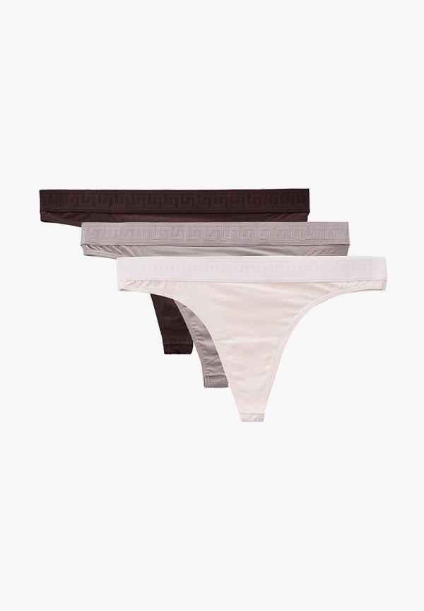 

Трусы 3 шт. River Island, Коричневый;розовый;серый, River Island RTLAAU048901