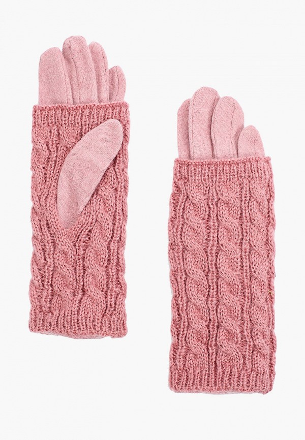 Перчатки Fabretti розового цвета