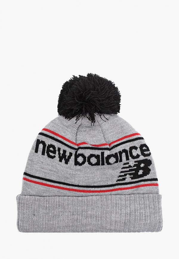 

Шапка New Balance, Серый, NB SPORT BOBBLE