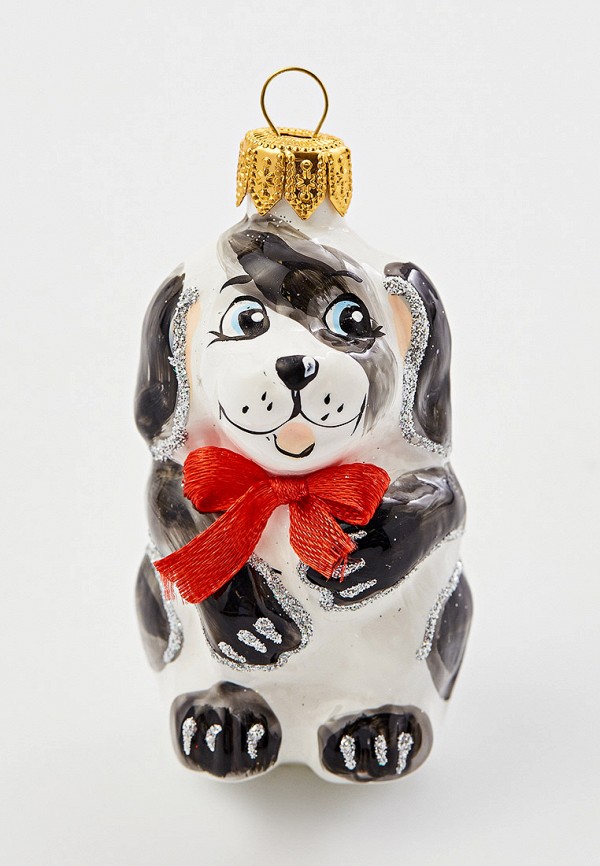 

Игрушка елочная Грай, Разноцветный, Пёсик с лапкой.