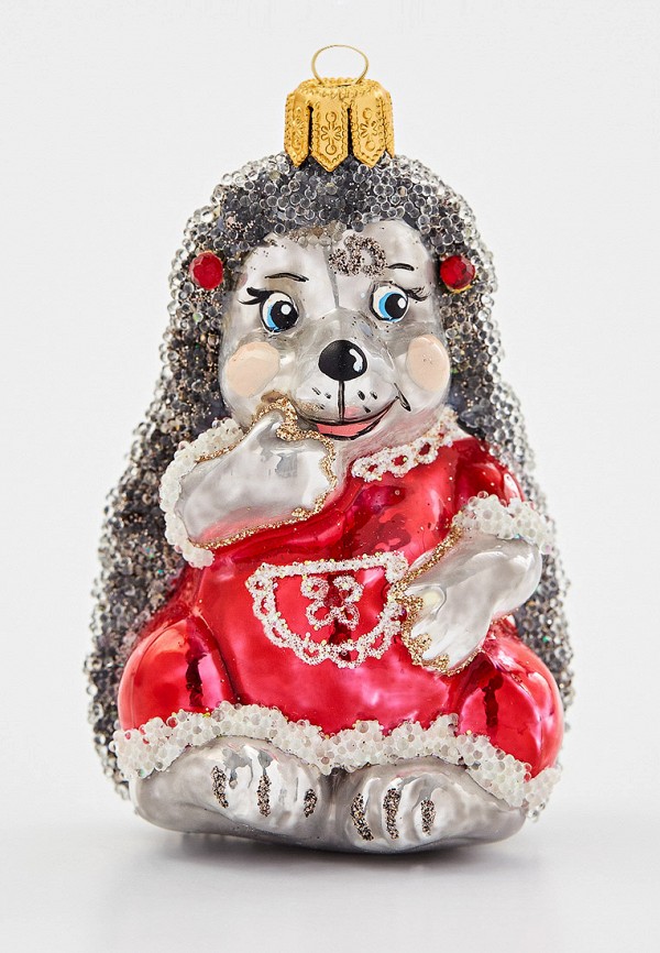 

Елочная игрушка Грай, Красный, Ёжик