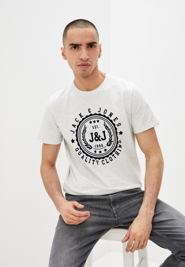 

Футболка Jack & Jones, Серый, Jack & Jones RTLAAU285701