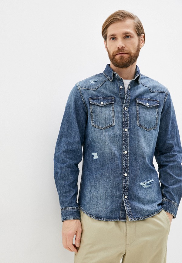 

Рубашка джинсовая Jack & Jones, Синий