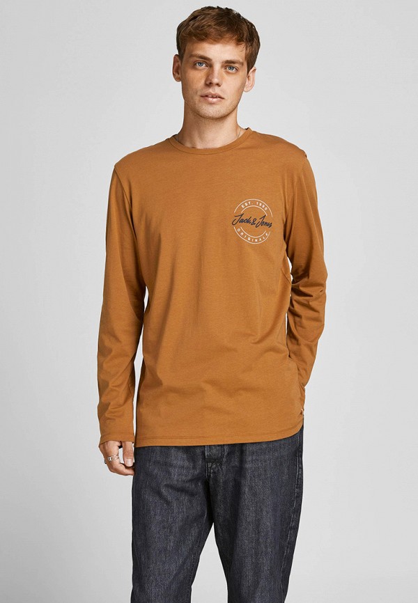 

Лонгслив Jack & Jones, Коричневый