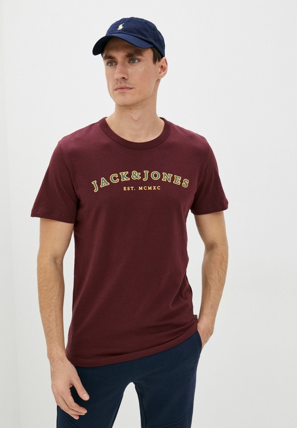 

Футболка Jack & Jones, Бордовый