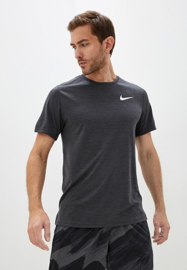 

Футболка спортивная Nike, Серый, M NK TOP SS HYPER DRY VENEER
