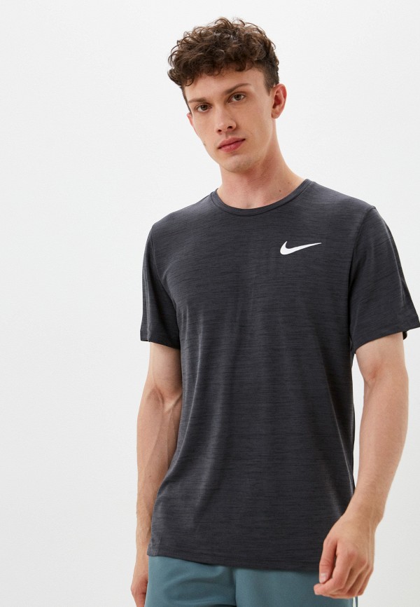

Футболка спортивная Nike, Серый, M NK TOP SS HYPER DRY VENEER