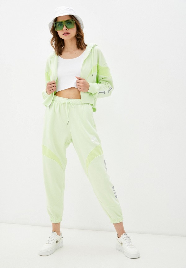 

Толстовка Nike, Зеленый, W NSW AIR FLC GX FZ HOODIE