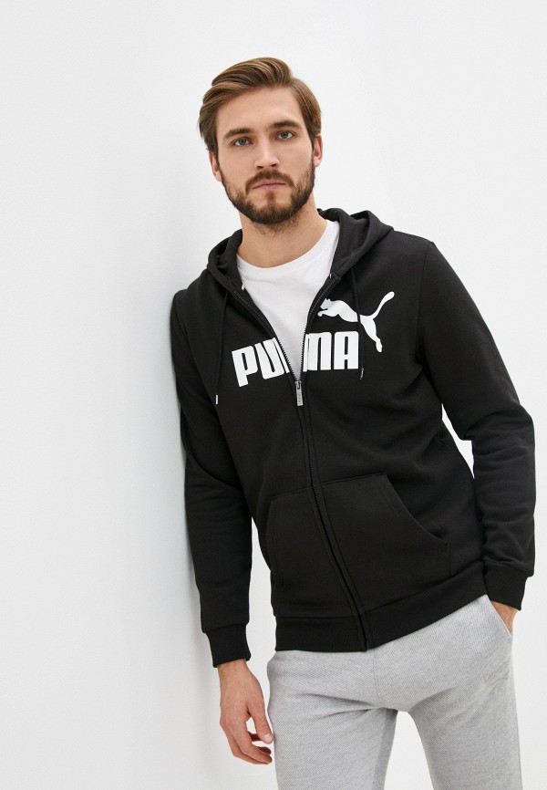 

Толстовка PUMA, Черный, ESS Big Logo FZ Hoodie FL