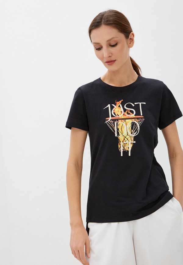 

Футболка спортивная Nike, Черный, W NK DF HBR SS TEE