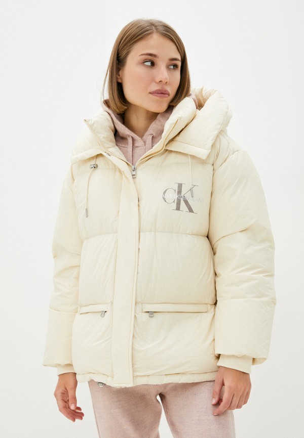 

Пуховик Calvin Klein Jeans, Бежевый, Calvin Klein Jeans RTLAAU514501