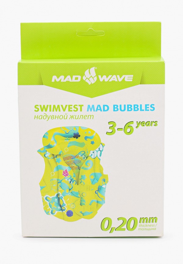 

Аквапояс MadWave, Зеленый, Swimvest Mad Bubbles