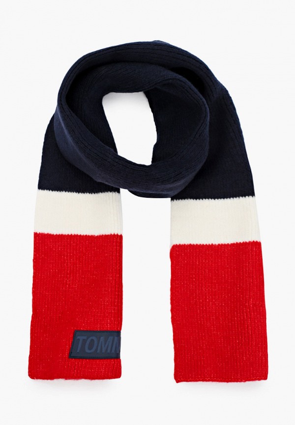 Шарф Tommy Hilfiger синий AU0AU01204 RTLAAU556001