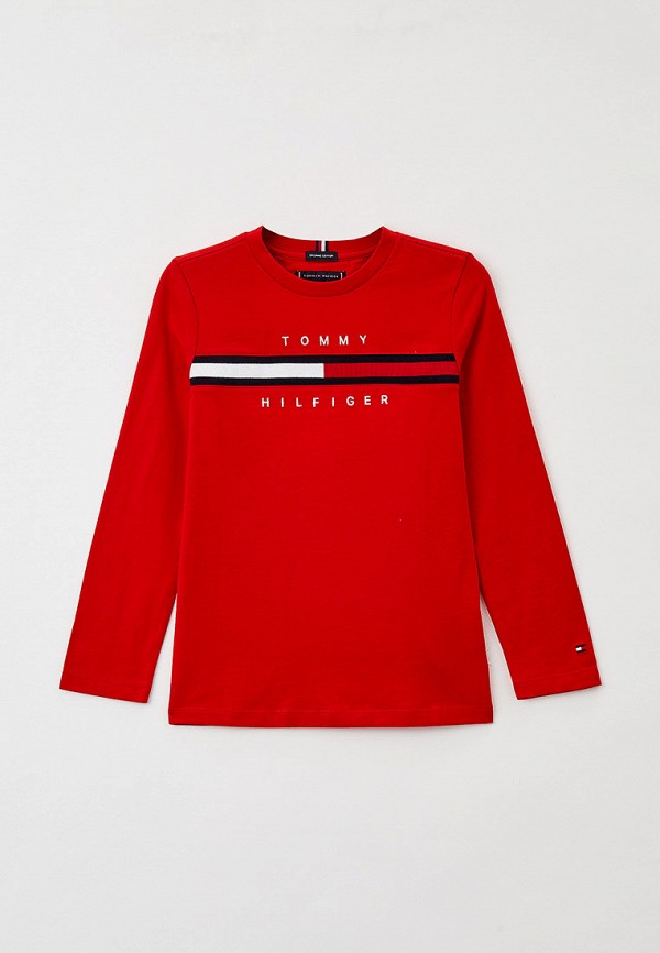 Лонгслив Tommy Hilfiger красный KB0KB06951 RTLAAU565901