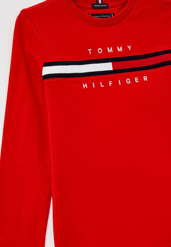 Лонгслив Tommy Hilfiger красный KB0KB06951 RTLAAU565901