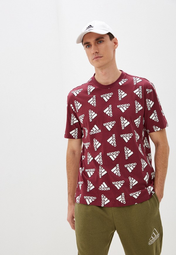 

Футболка adidas, Бордовый, adidas RTLAAU594001