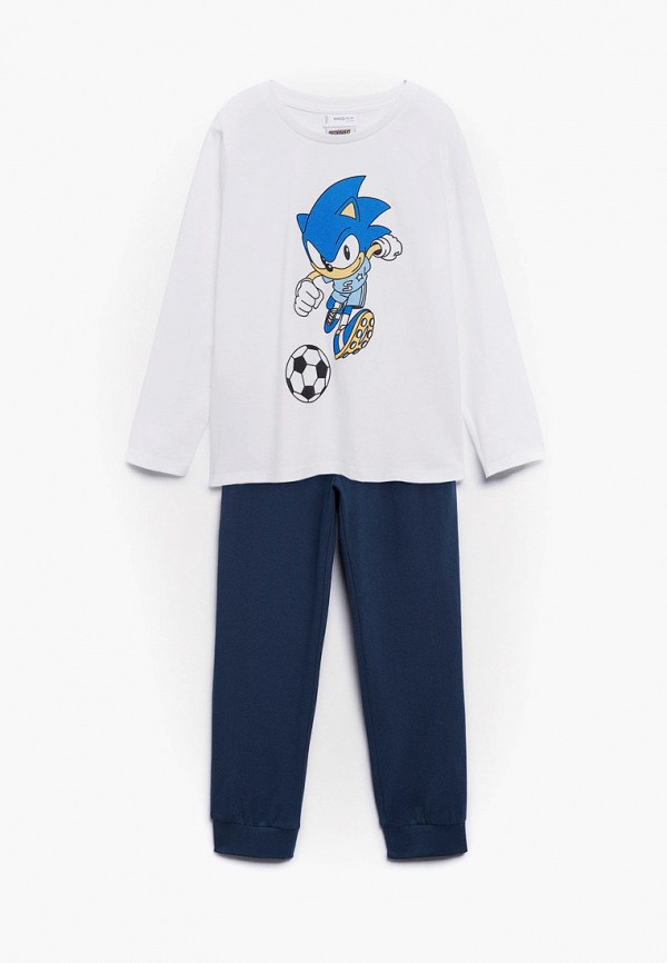 

Пижама Mango Kids, Белый;синий, Mango Kids RTLAAU605701