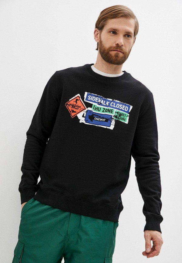 

Свитшот Les Hommes Urban, Черный, Les Hommes Urban RTLAAU631901