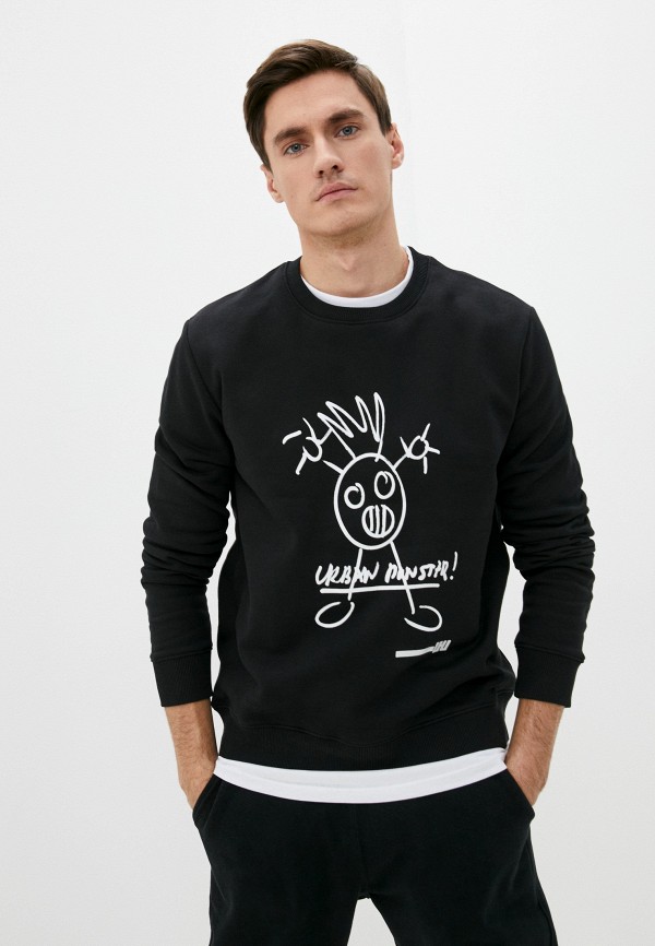 

Свитшот Les Hommes Urban, Черный, Les Hommes Urban RTLAAU632101