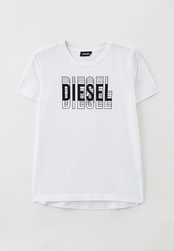 Футболка Diesel белого цвета