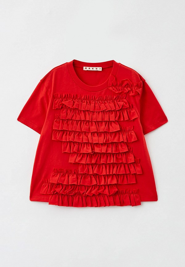 

Футболка Marni, Красный, Marni RTLAAU732401