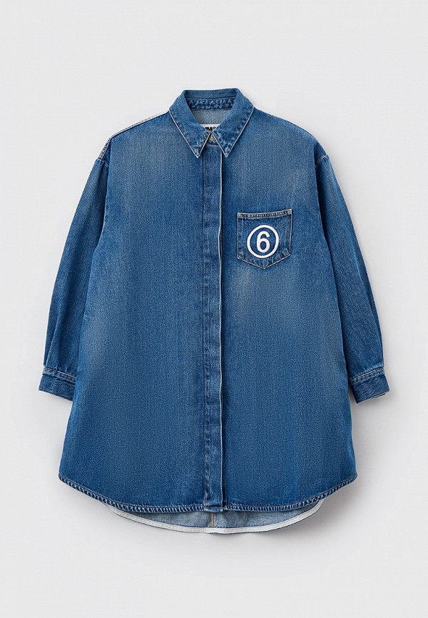 фото Рубашка джинсовая mm6 maison margiela paris