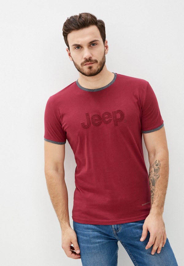 

Футболка Jeep, Бордовый, Jeep RTLAAU757601