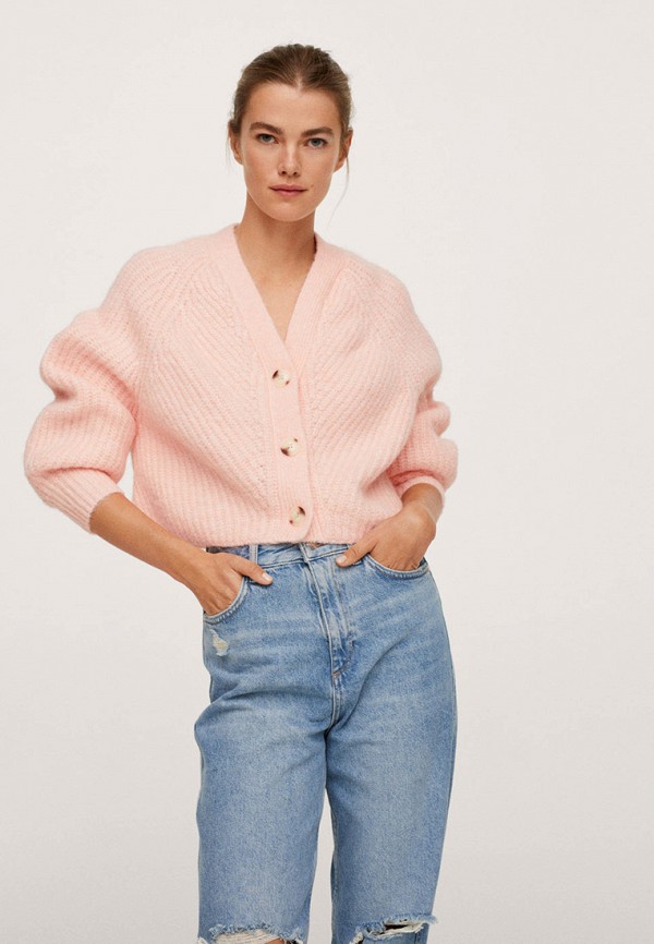 

Кардиган Mango, Розовый, HALFISIN
