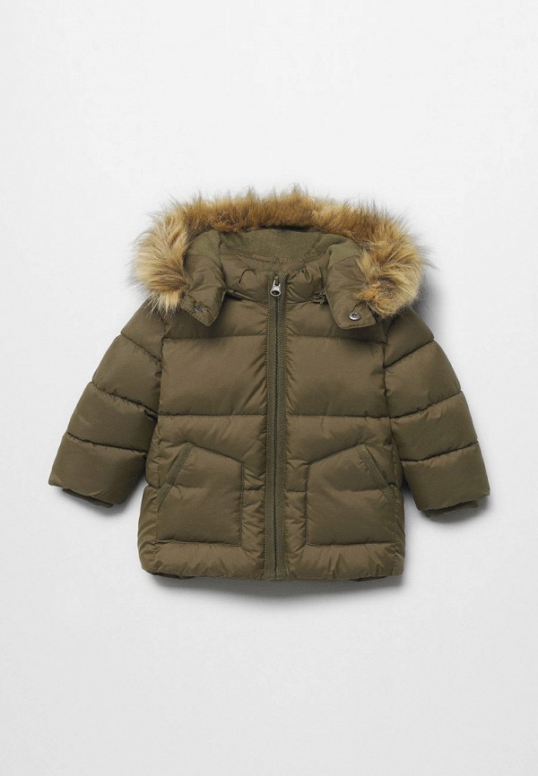 

Куртка утепленная Mango Kids, Хаки, LUCA