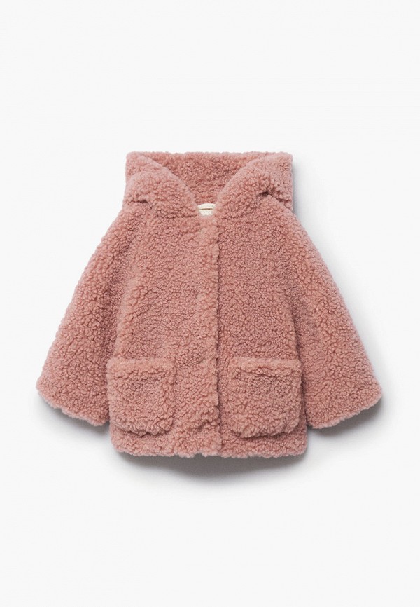 

Шуба Mango Kids, Розовый, Mango Kids RTLAAU872303