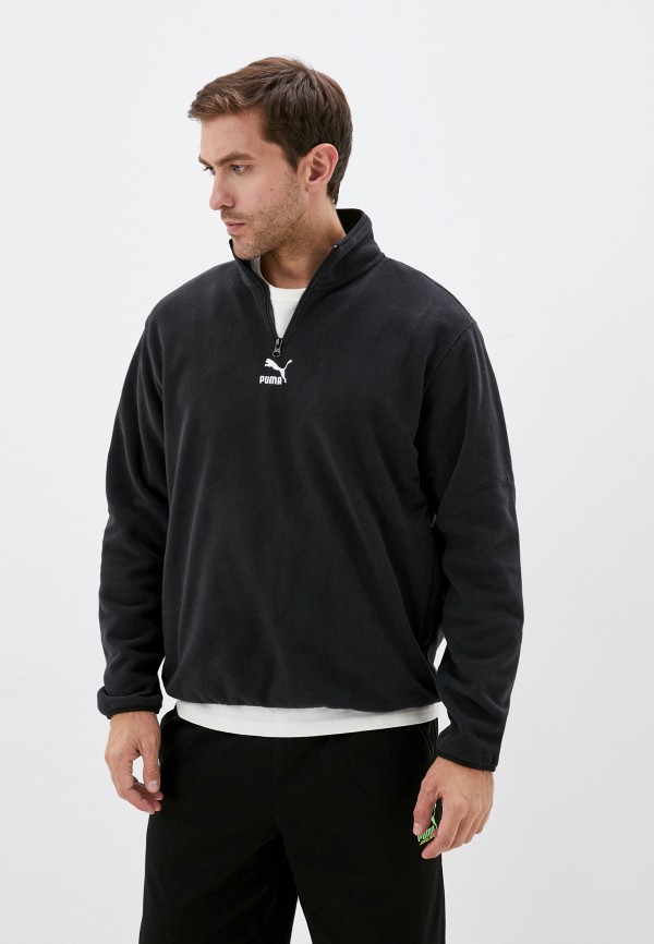 

Олимпийка PUMA, Черный, Classics Polar Fleece HZ Crew