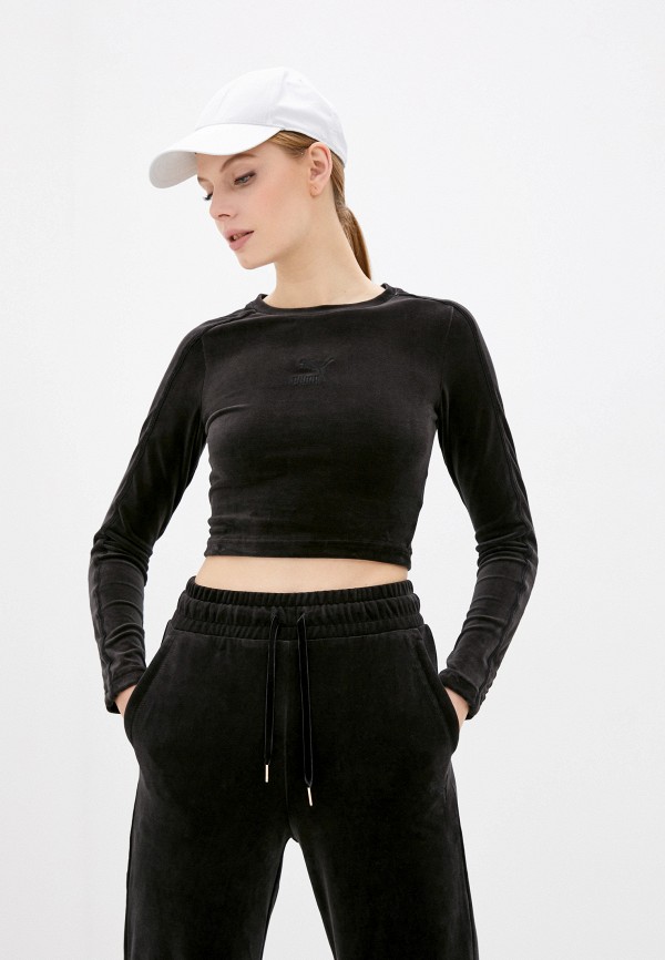 

Топ PUMA, Серый, Iconic T7 Velour Longsleeve Tee
