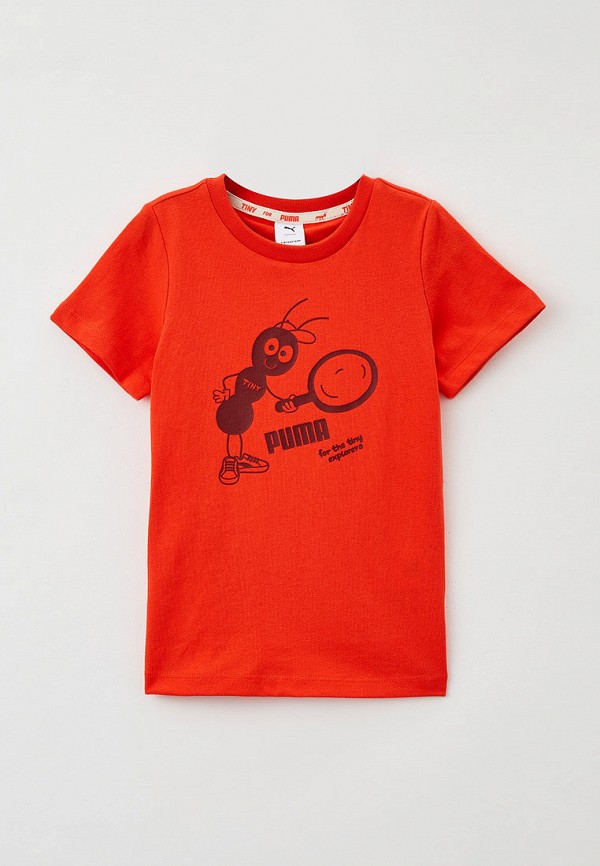 

Футболка PUMA, Оранжевый, PUMA x TINY Tee