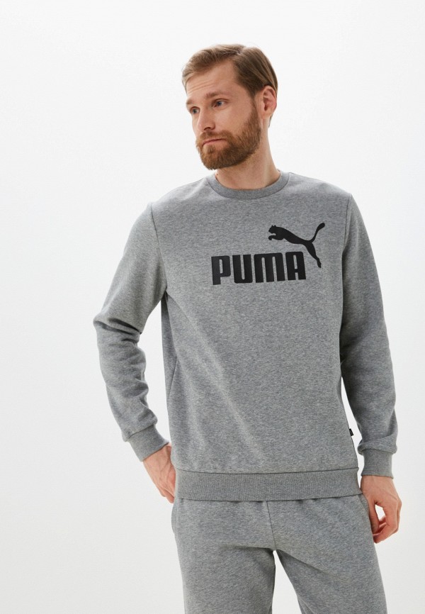 

Свитшот PUMA, Серый, ESS Big Logo Crew FL