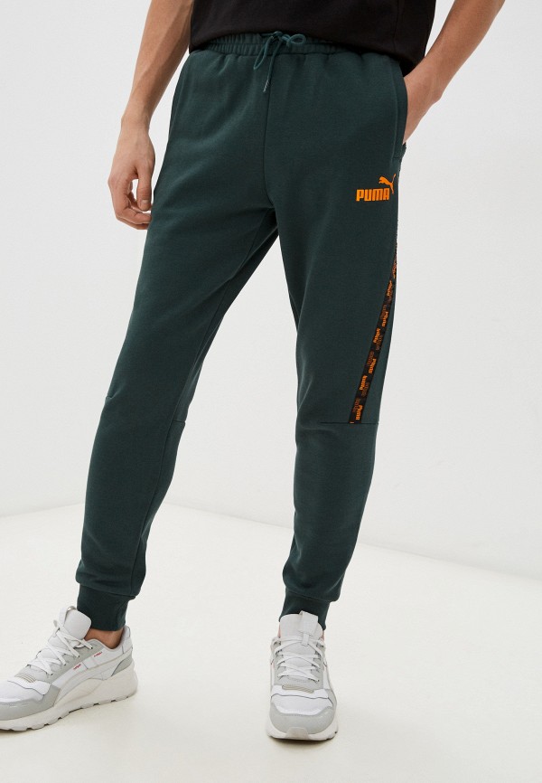 

Брюки спортивные PUMA, Зеленый, PUMA POWER Tape Sweat Pants FL cl