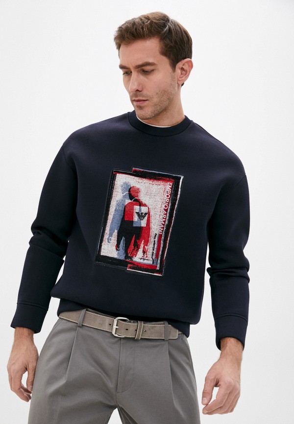 

Свитшот Emporio Armani, Синий