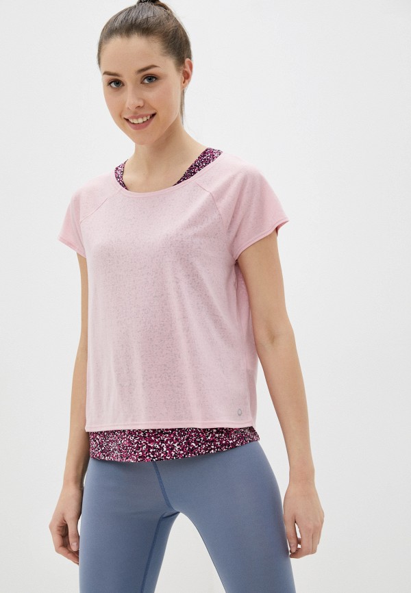 

Футболка спортивная Marks & Spencer, Розовый, DBL Layer Print T
