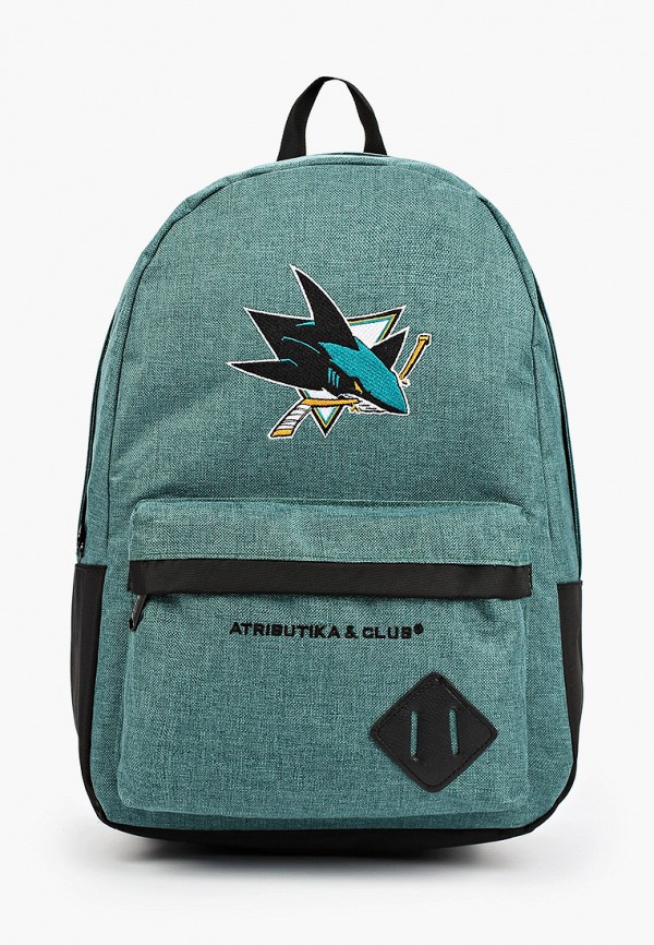 

Рюкзак Atributika & Club™, Бирюзовый, NHL San Jose Sharks