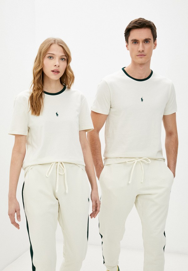 

Футболка Polo Ralph Lauren, Бежевый, Polo Ralph Lauren RTLAAV297901