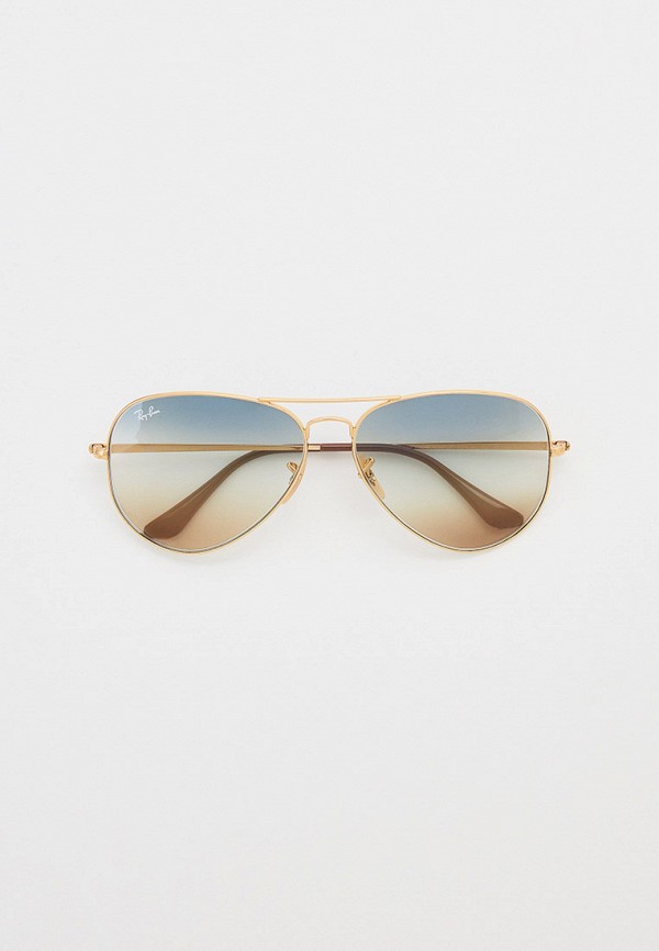 

Очки солнцезащитные Ray-Ban®, Разноцветный, AVIATOR METAL II RB3689 001/GD