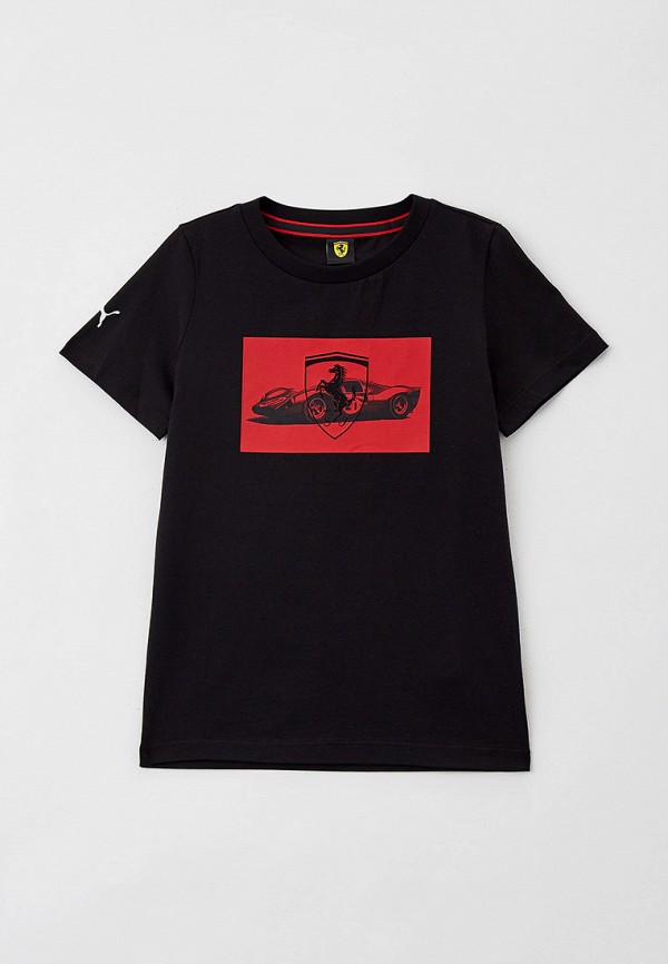 

Футболка PUMA, Черный, Ferrari Race Kids Checkered Flag Tee