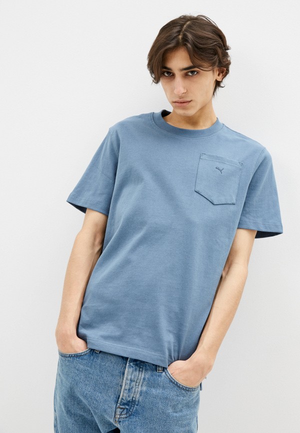

Футболка PUMA, Голубой, MMQ Pocket Tee