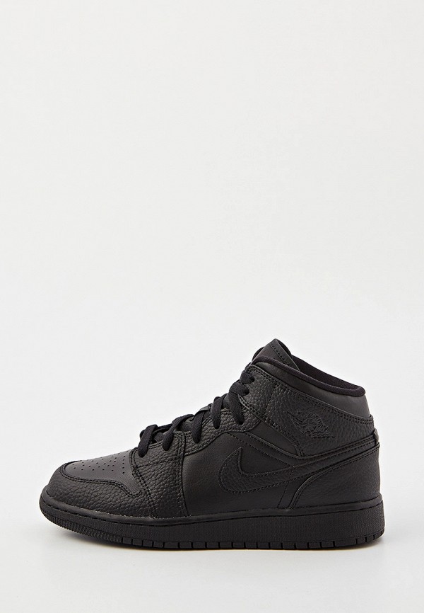 

Кеды Jordan, Черный, AIR JORDAN 1 MID (GS)