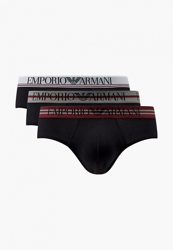 

Трусы 3 шт. Emporio Armani, Черный, Emporio Armani RTLAAV439401