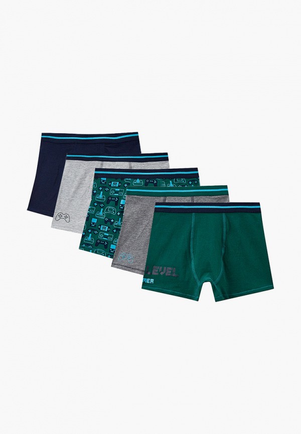 

Трусы 5 шт. Marks & Spencer, Зеленый;серый;синий, Marks & Spencer RTLAAV513001