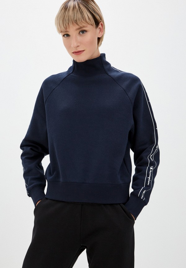 

Свитшот Champion, Синий, LEGACY TAPE MANIA High Neck Sweatshirt