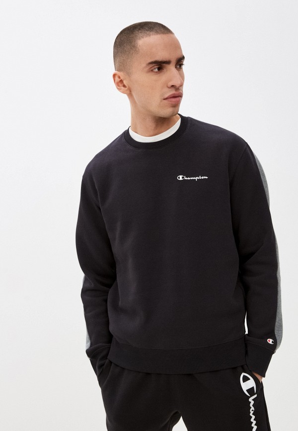 

Свитшот Champion, Черный, LEGACY COLOR BLOCK Crewneck Sweatshirt